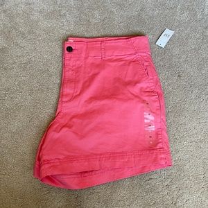 NWT Gap 5'" Pink Shorts Size 16